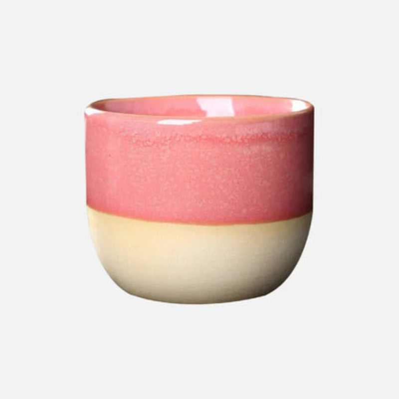DrapeCup – Tazza da tè in ceramica con gocce di vernice e bordo liscio rifinito