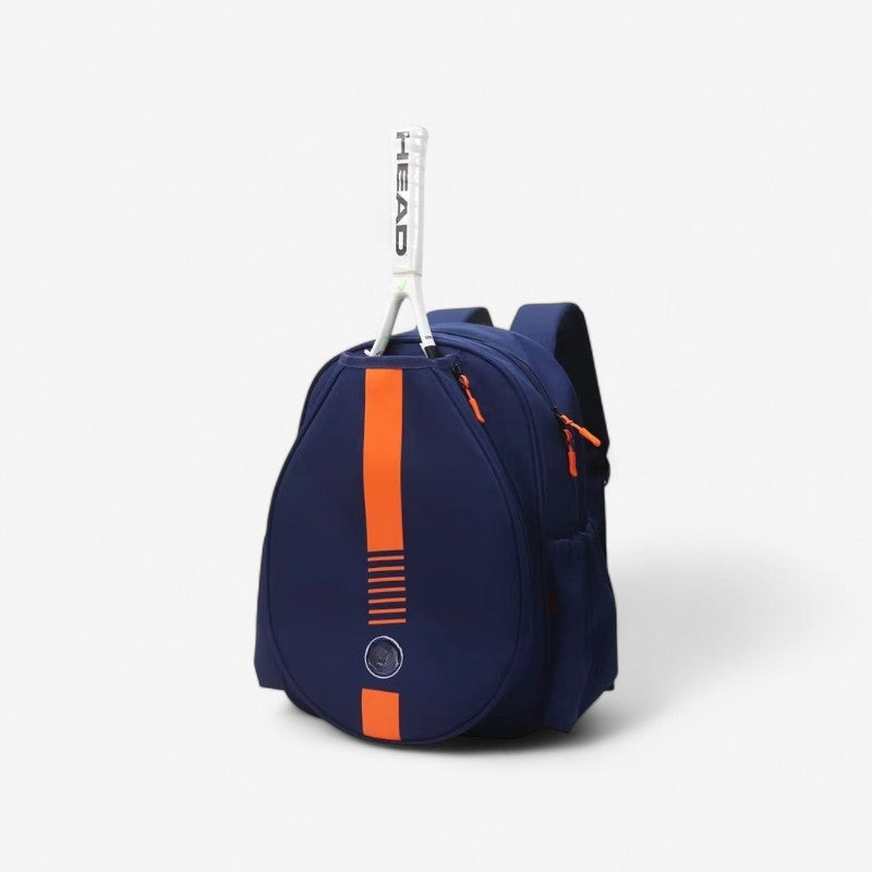 CarryEase - Tennis Racket Backpack with Adjustable Straps and Multiple Compartments