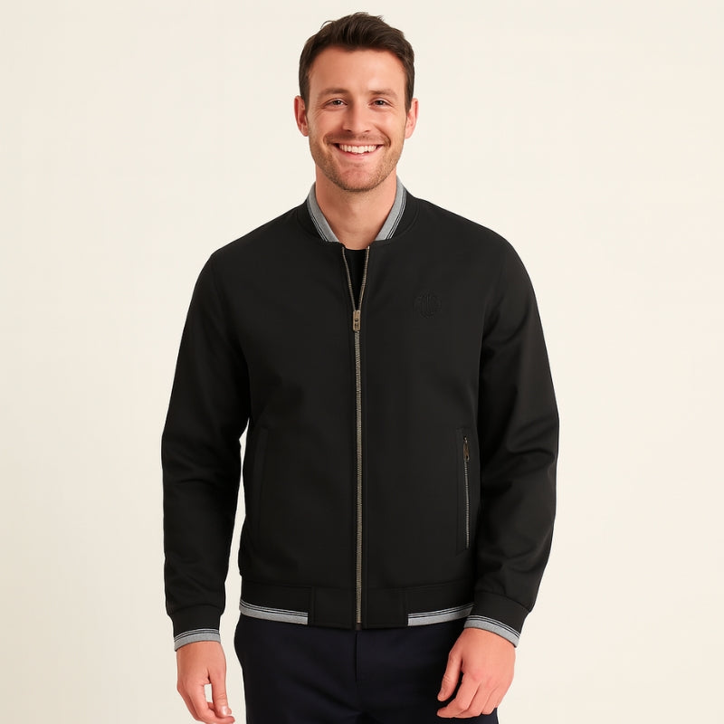 Michael – oboustranná bomber bunda s dlouhými rukávy a zipem