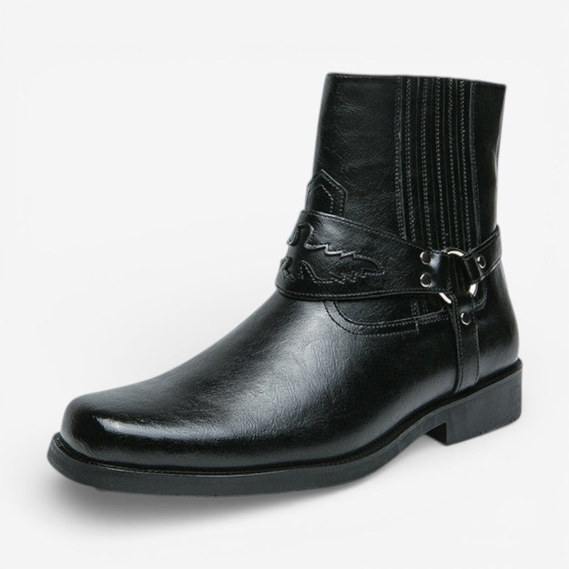 Lennox – Stivaletti alla caviglia con punta tonda | Suola antiscivolo per camminata stabile | Abbigliamento casual per tutti i giorni | Taglie 38–46