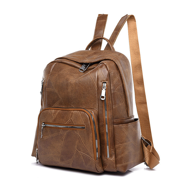 Sophia - Retro shoulder bag with pleats and multiple compartments