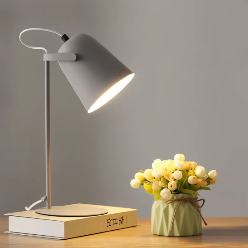 LumoCraft – Lampe de Bureau avec Bras Réglable et Abat-jour Orientable