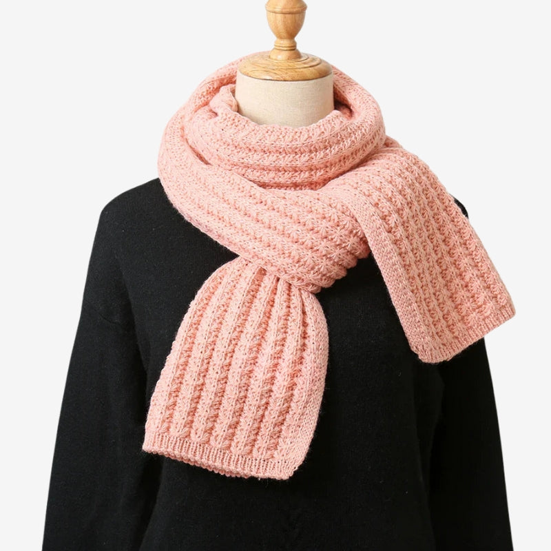 WeaveCore - Scarf with ribbed edges and washable design