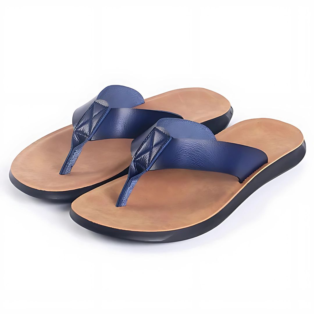 Malia - Casual slip-on sandals with padded footbed and classic strap