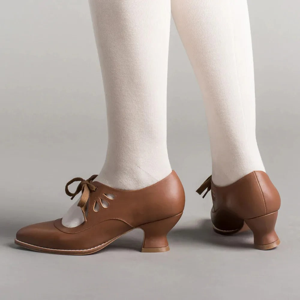 Alsia - Scarpe eleganti con tacco e lacci regolabili