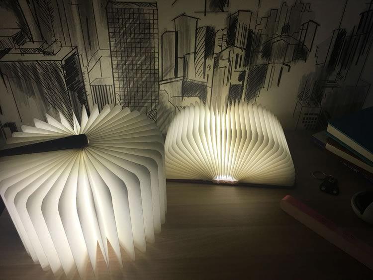 LumiBook - LED lampa ve tvaru knihy s dobíjecí baterií