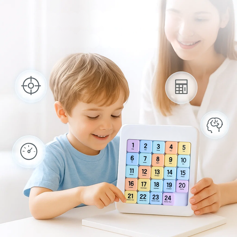 SlideLogic - Puzzle educativo de blocos deslizantes com vários níveis de dificuldade