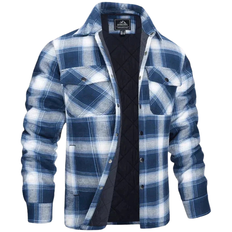 Rowan – Camicia Giacca a Quadri con Colletto e Tasche