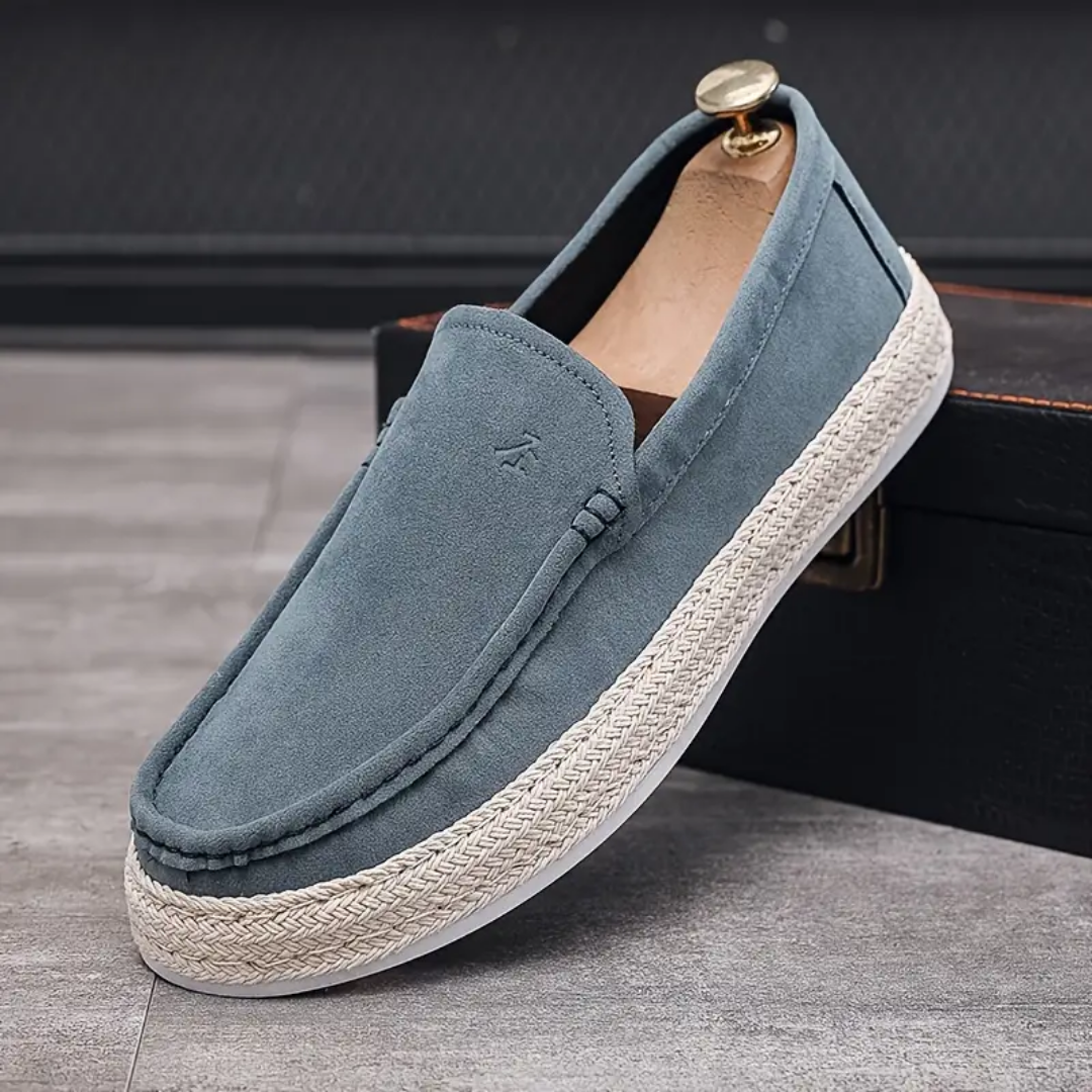 Aiden - Slip-On schoenen met gestructureerd bovenwerk en stevige zool