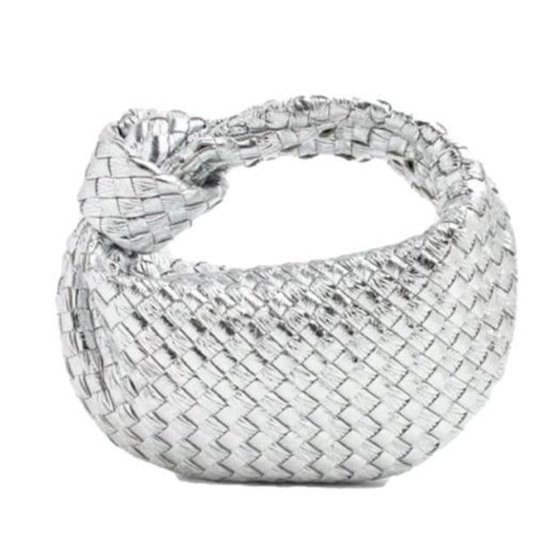 Mackenzie - Modern handbag with knotted handle and zipper