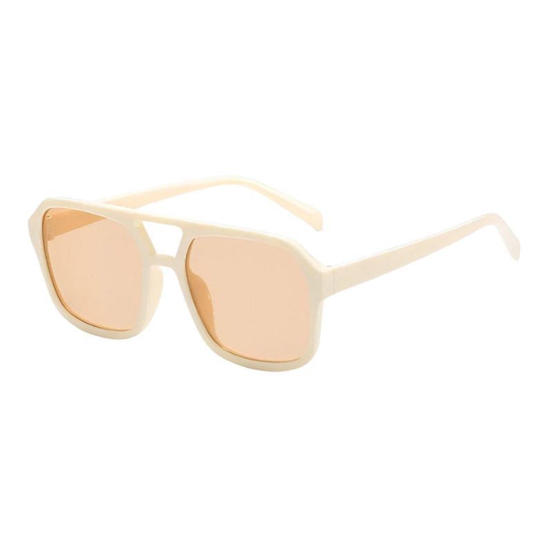 VeroLux – Lunettes de Soleil à Monture Carrée en Plastique avec Verres en Plastique
