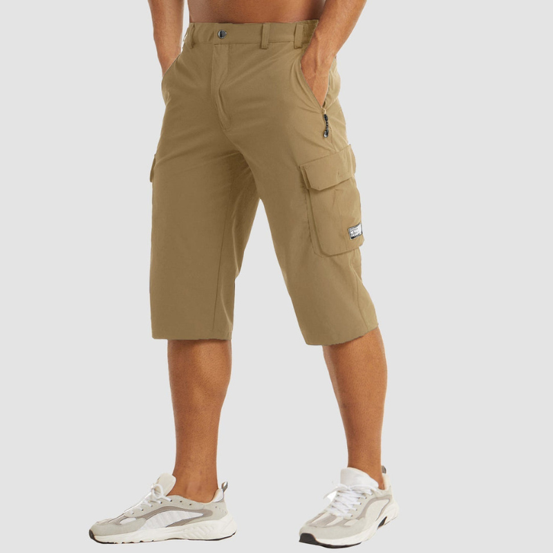 Men's Cargo Shorts With Knee Length