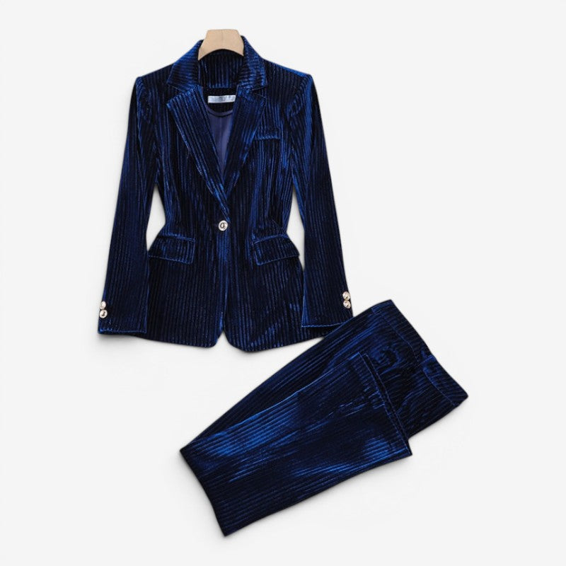 Ensemble blazer et pantalon femme