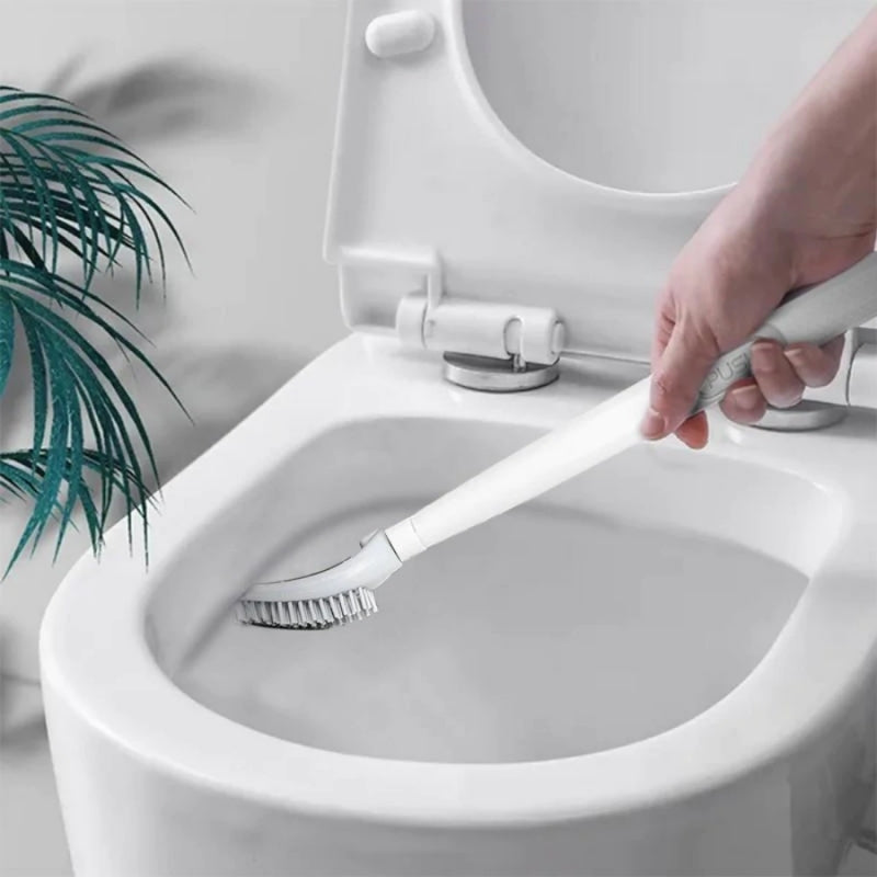 FlexClean - Spazzola flessibile per WC con supporto per una pulizia efficace