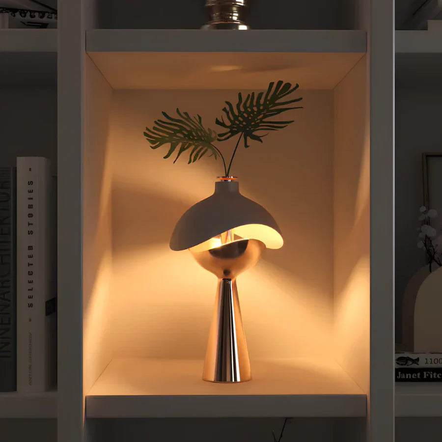 LumiAura - Lampe de table décorative unique au design sculptural artistique