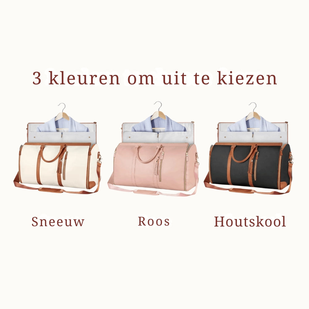 TravelMate – Stylish travel bag with adjustable straps and expandable storage compartment
