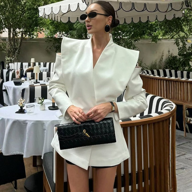 Esme - Long Sleeve Jacket with V-Neck