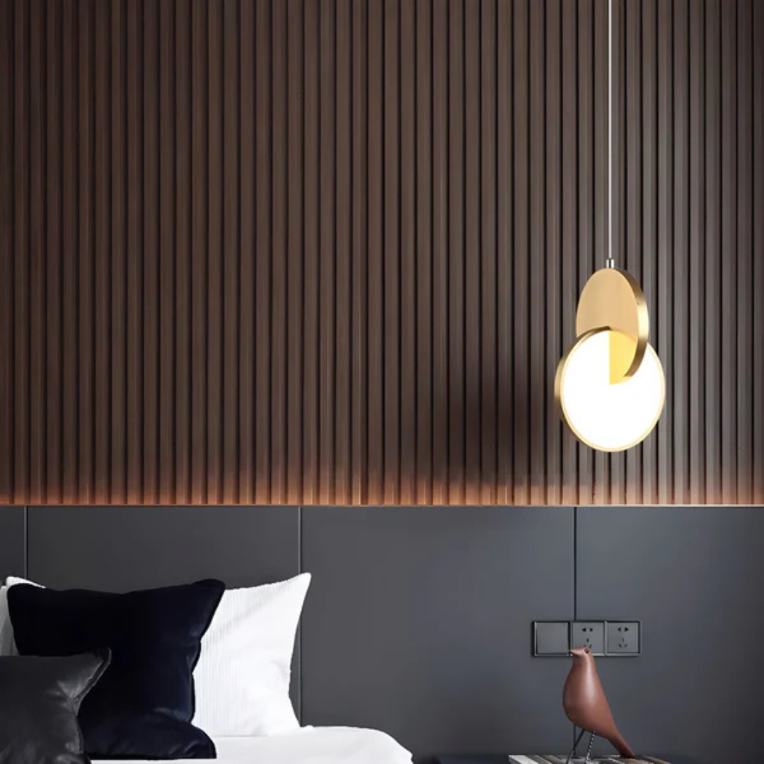 LumiDisc – Suspension en Aluminium avec LED Intégrée