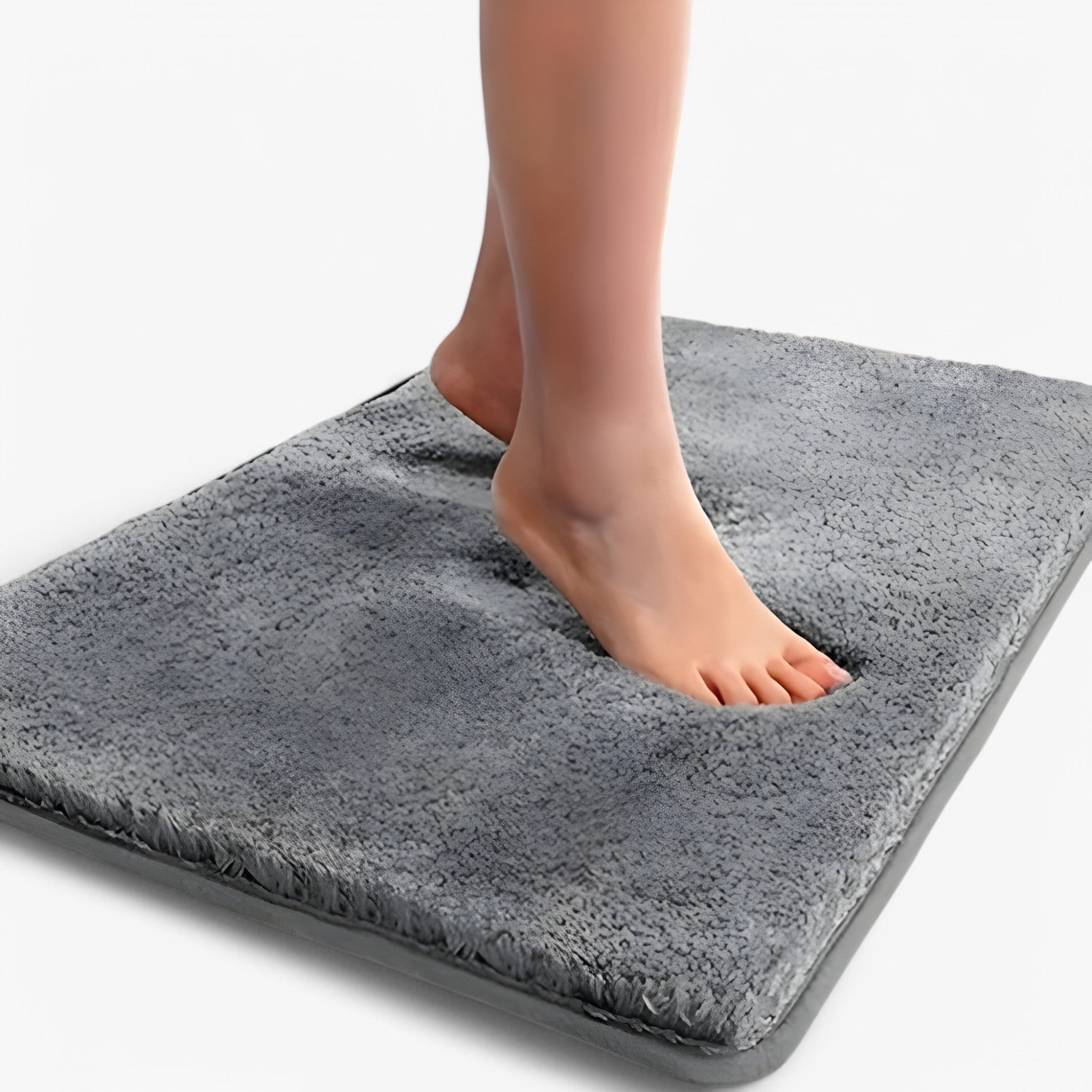 StepMate - Soft bathroom mat with anti-slip base and refined geometric pattern design
