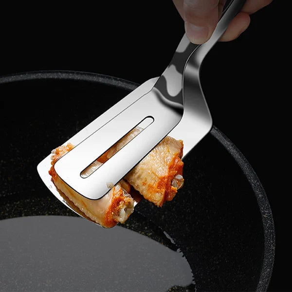 EasyGrip - Sokoldalú spatula beépített fogóval és kényelmes fogantyúval