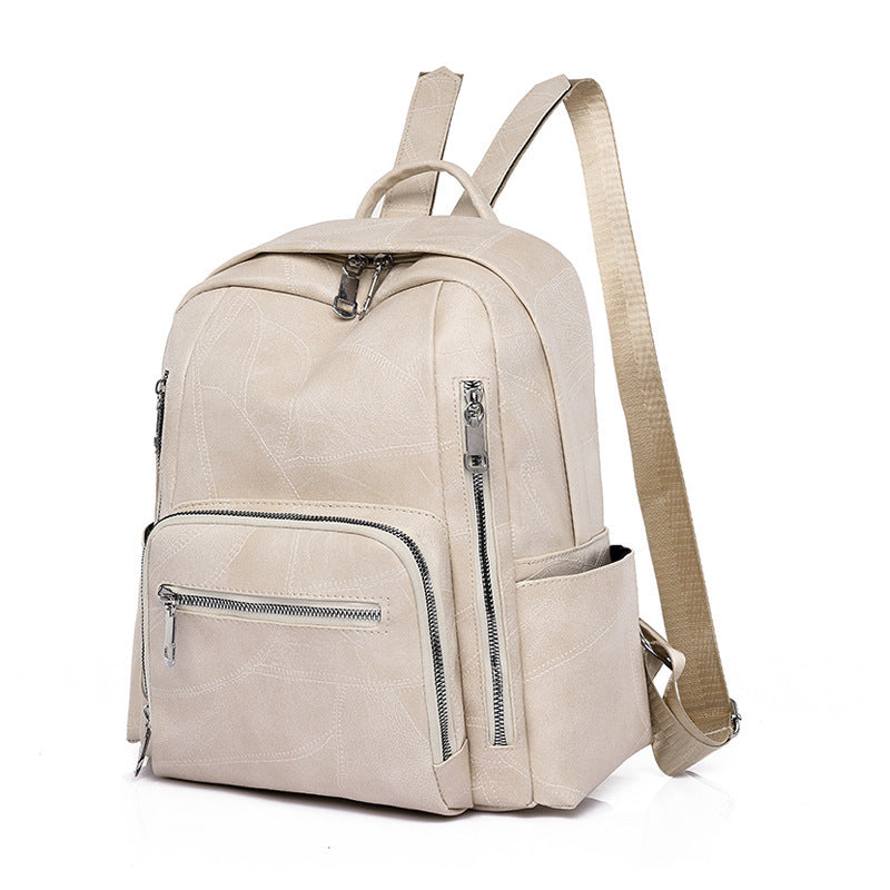 Sophia - Retro shoulder bag with pleats and multiple compartments