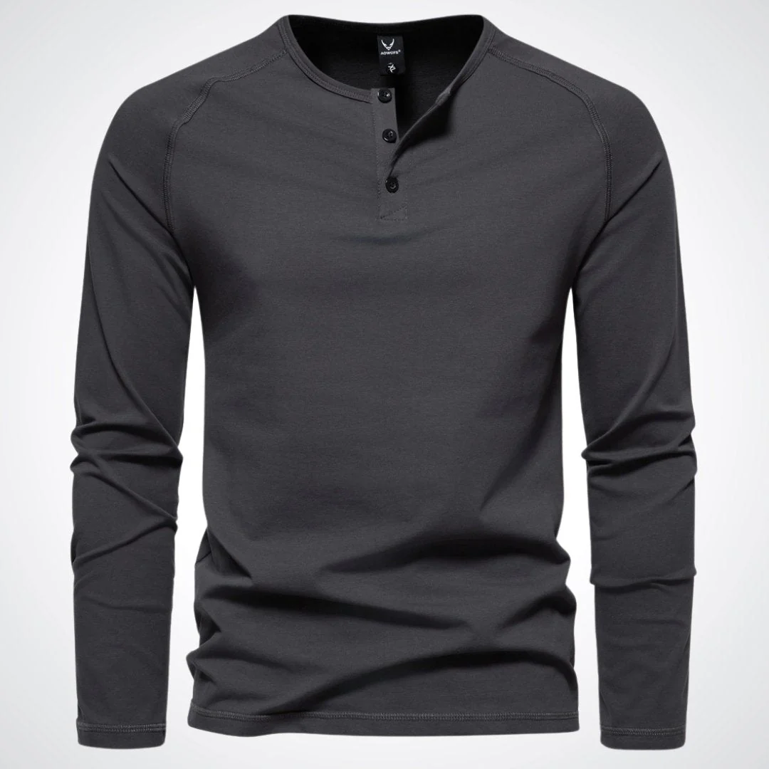 Bruce - Camicia raffinata con maniche lunghe e chiusura con bottoni