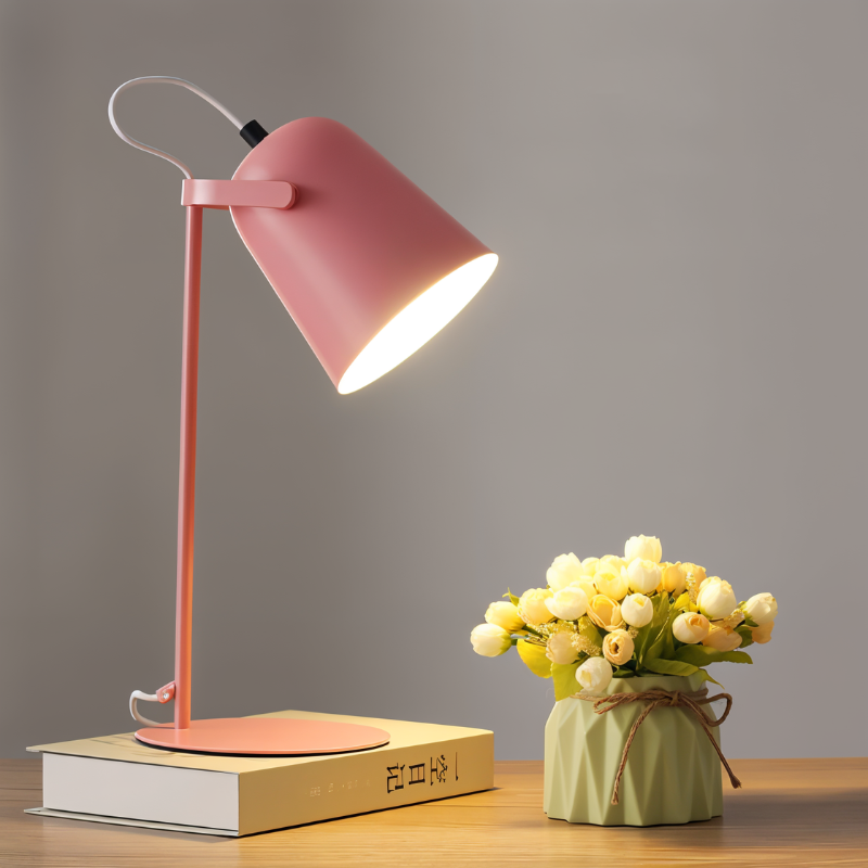 LumoCraft – Lampe de Bureau avec Bras Réglable et Abat-jour Orientable