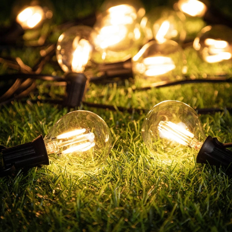 GlowNest – Șir de lumini LED clasice cu bile, iluminare blândă și design versatil