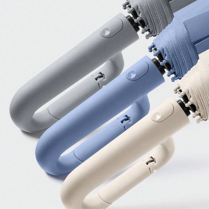 WindGuard – Ultra větruodolný mini deštník s automatickým otevíráním/zavíráním a reflexním designem