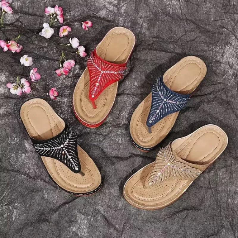 Nari – Pantofole slip-on con dettaglio decorativo e suola flessibile e confortevole