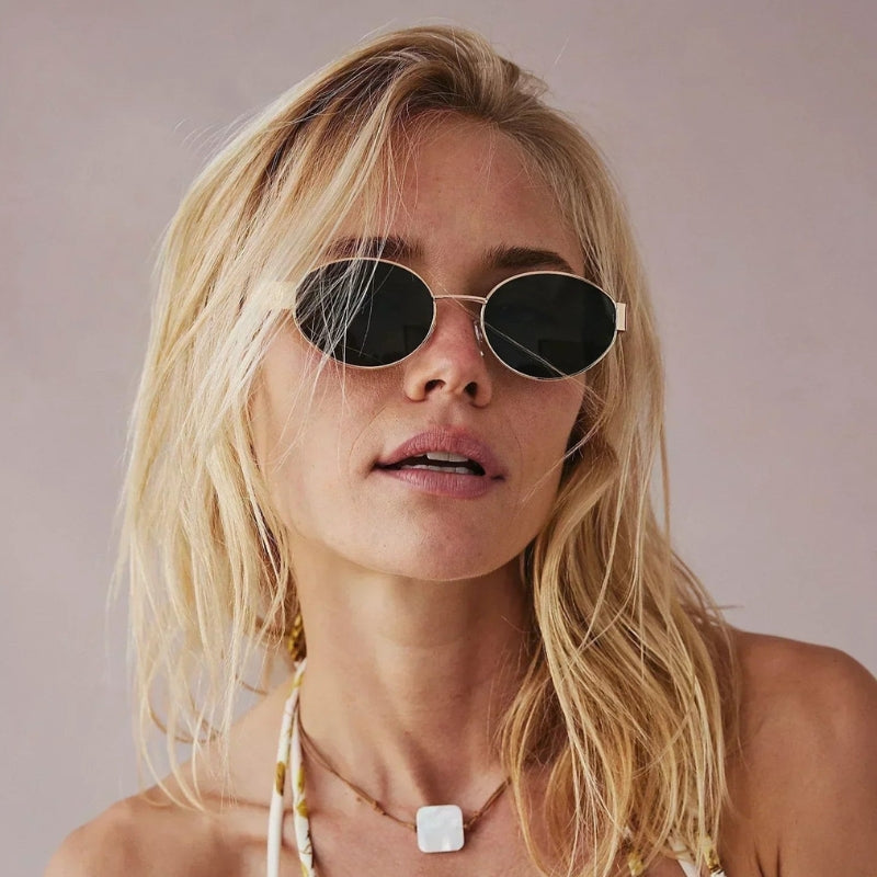 Luna – Ochelari de soare clasici UV cu ramă ovală
