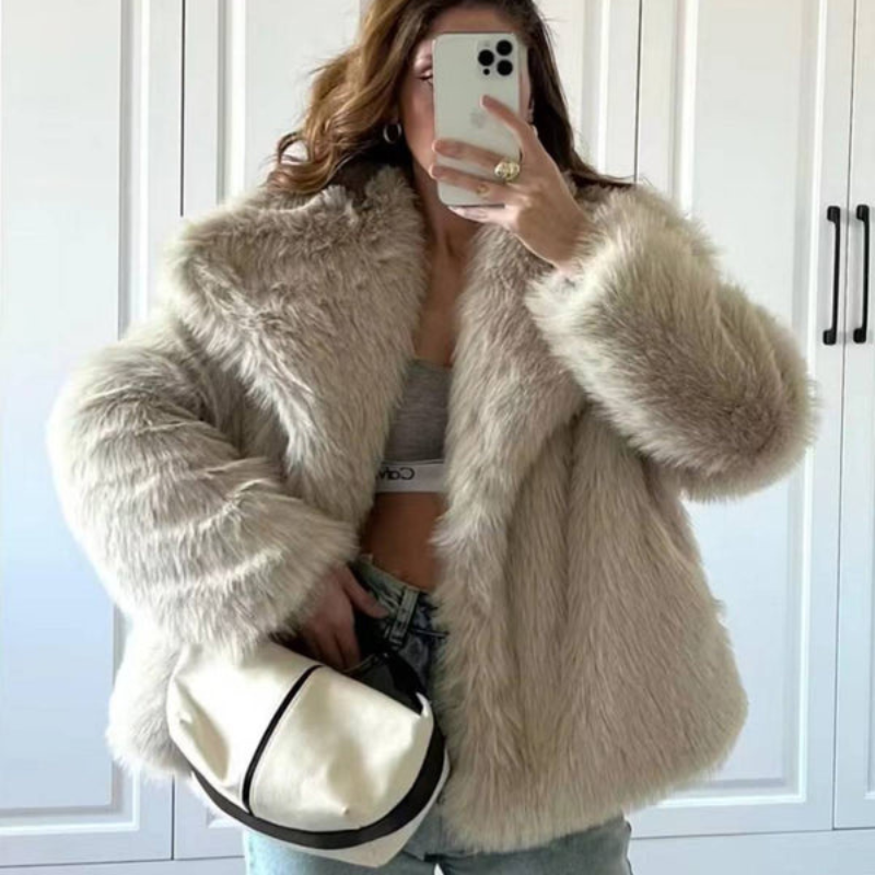 Reese - Cappotto a maniche lunghe con scollo a V
