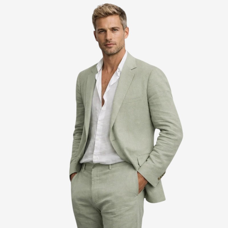Men's 2 Piece Blazer Suit Set