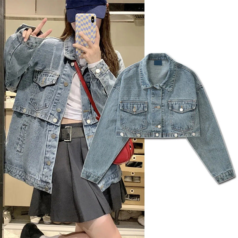Emma - Giacca di jeans elegante con maniche lunghe
