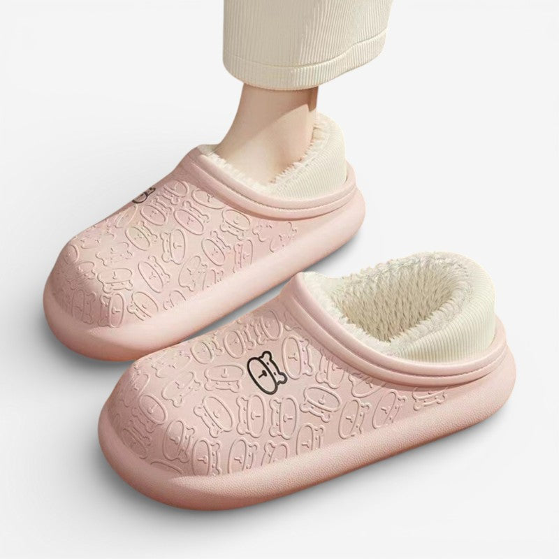 ComfyWalk - Papuče s okrúhlou špičkou a dizajnom na jednoduché obúvanie