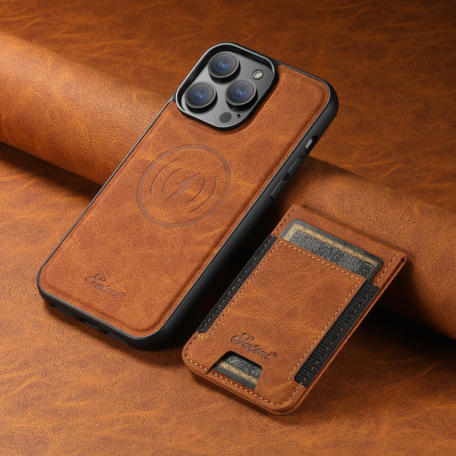 LuxLeather - Elegant mobile bag with handy features for modern living
