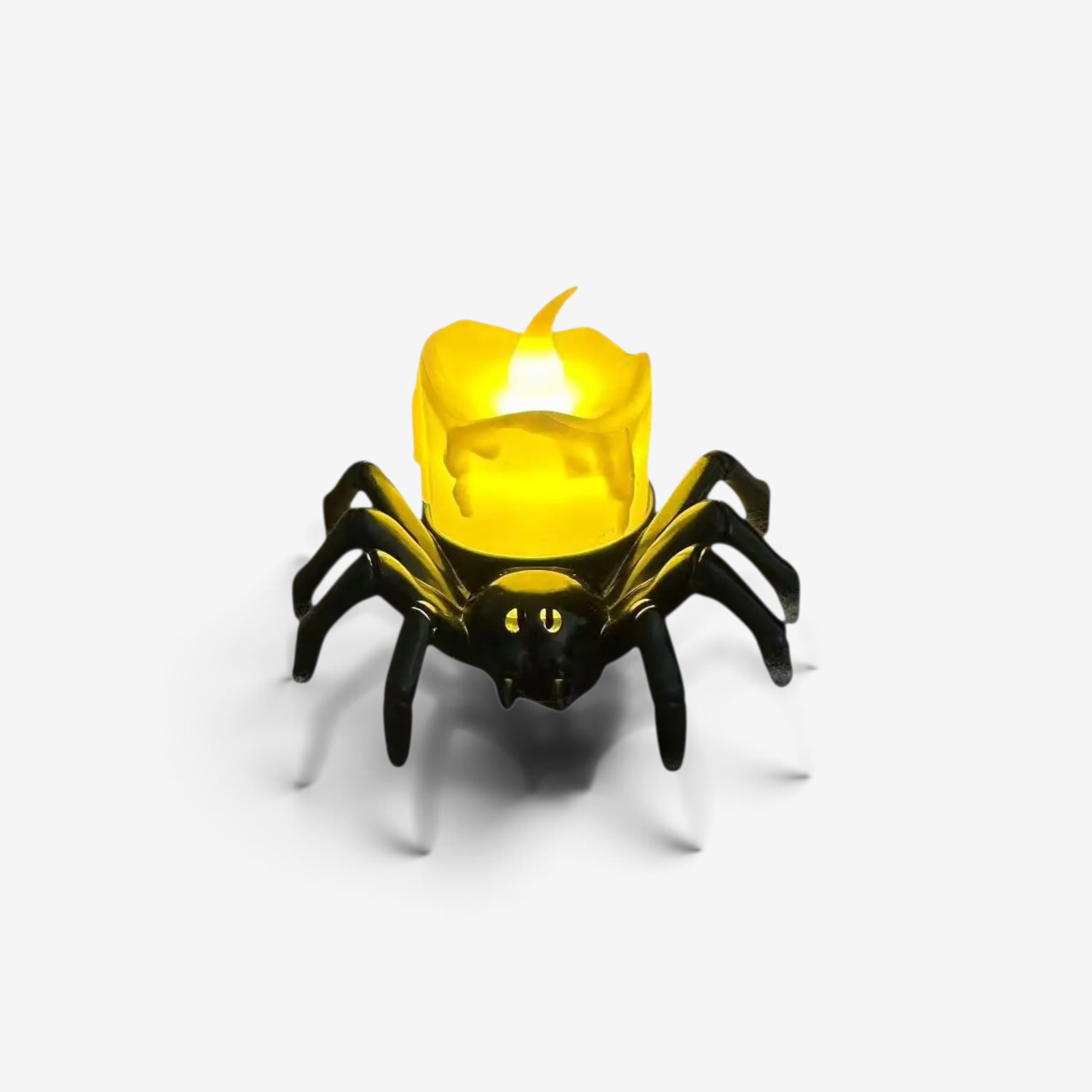 Suportes para velas de Halloween com designs decorativos