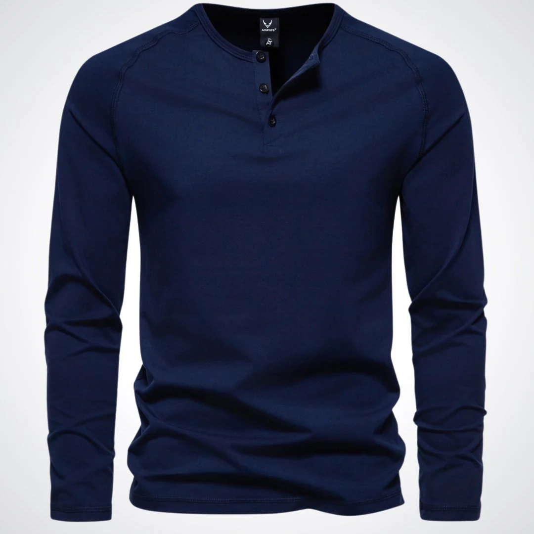 Bruce - Camicia raffinata con maniche lunghe e chiusura con bottoni