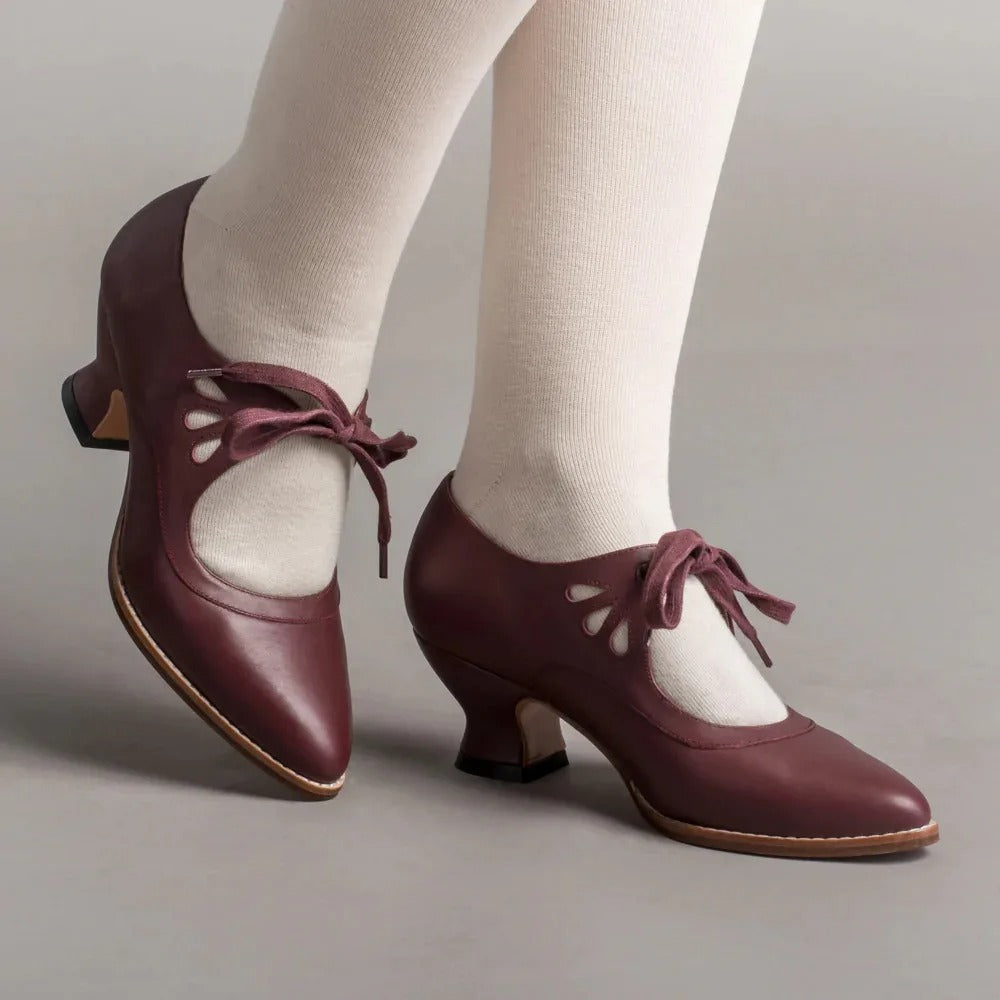 Alsia - Scarpe eleganti con tacco e lacci regolabili