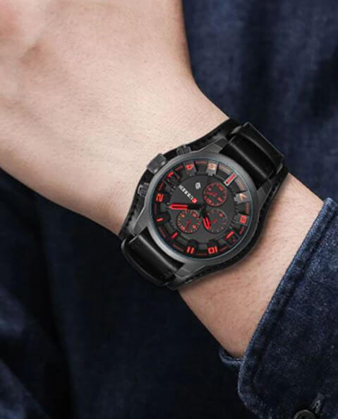 Caleb - Montre chronographe classique au design élégant et précision