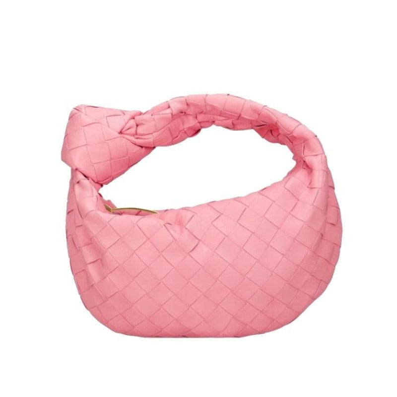 Mackenzie - Modern handbag with knotted handle and zipper