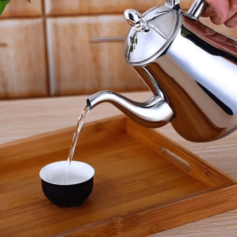 QuickPure - Bollitore a Induzione in Acciaio Inossidabile con Filtro Integrato