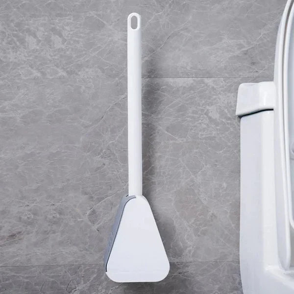 HygieneSwipe – Hajlékony WC-kefe lapos fejjel és falitartóval baktériummentes tisztításhoz