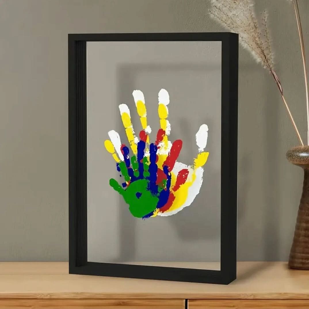 TinyTouch - Conjunto de pegadas e impressões das mãos e dos pés do bebé com argila