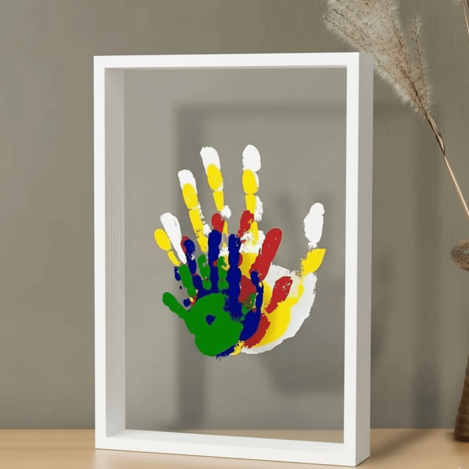 TinyTouch - Conjunto de pegadas e impressões das mãos e dos pés do bebé com argila