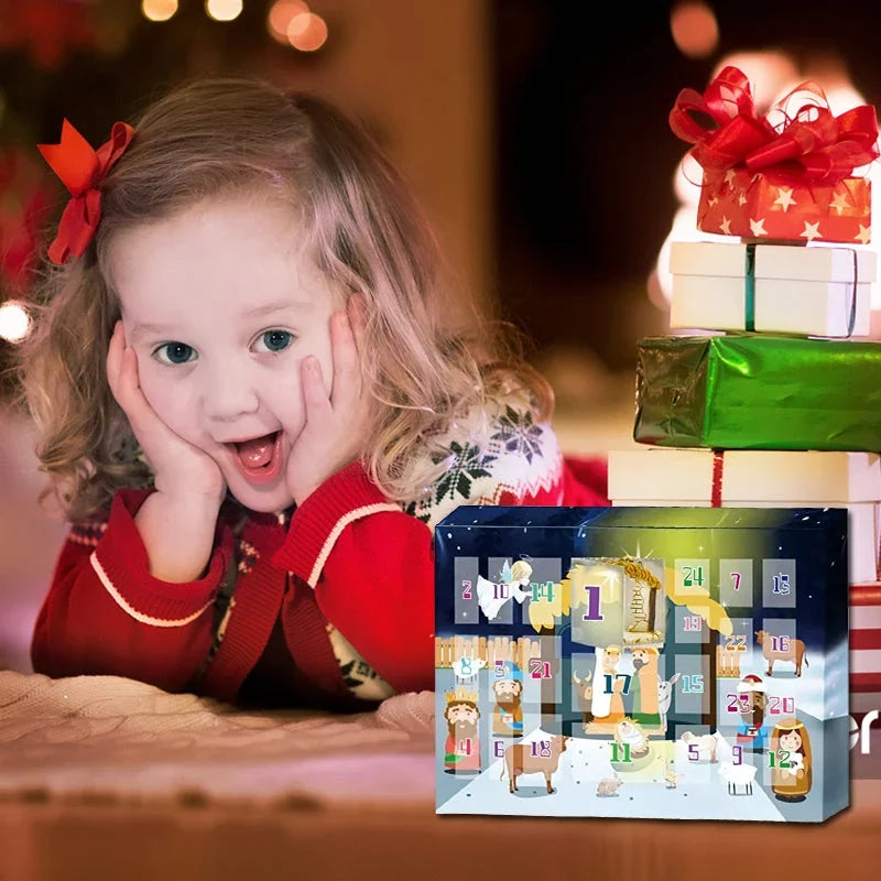 Betlémový adventní kalendář – 24 interaktivních figurek betléma