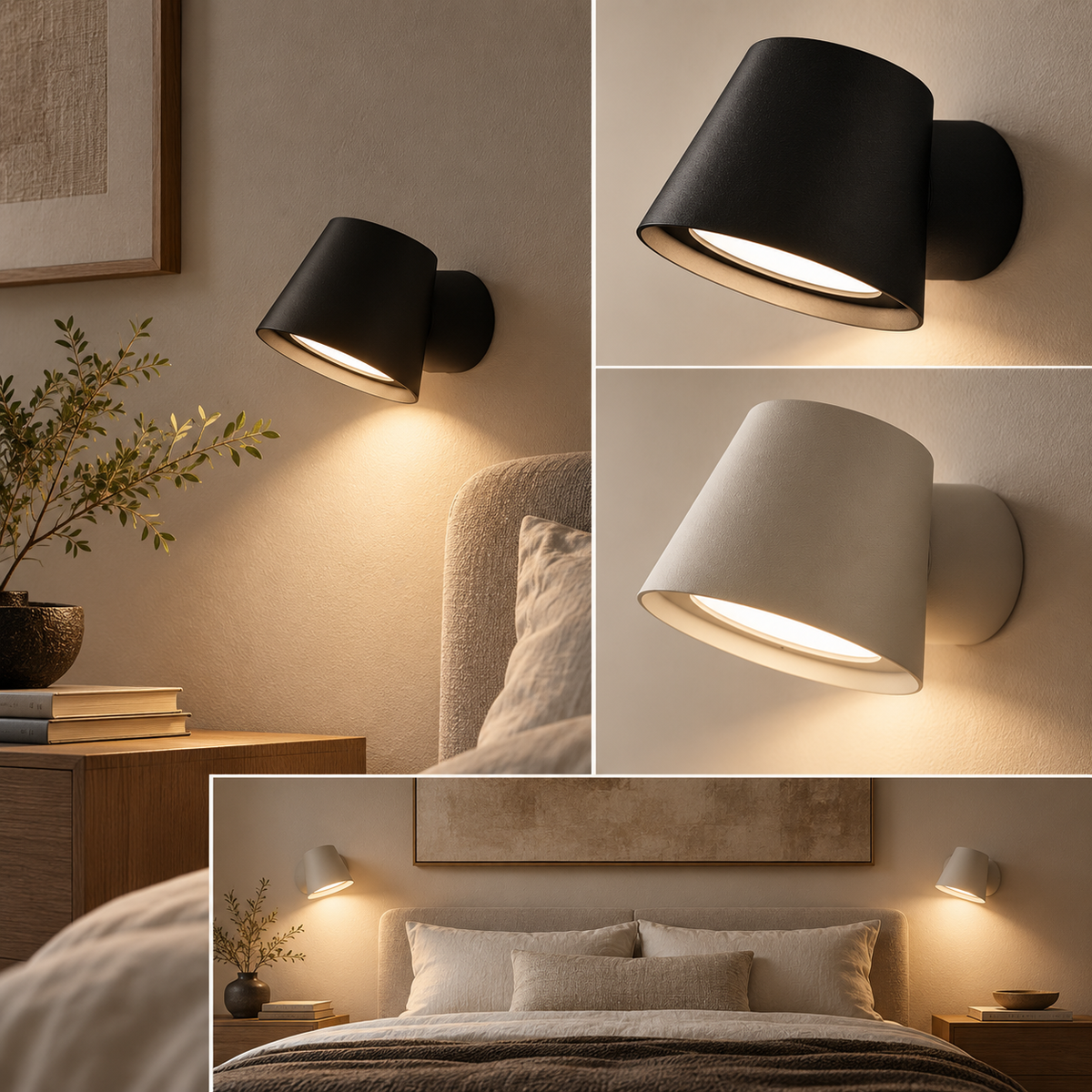 Glowremote - Led Wall Lamp With Integrated Battery And Touch Dimmer