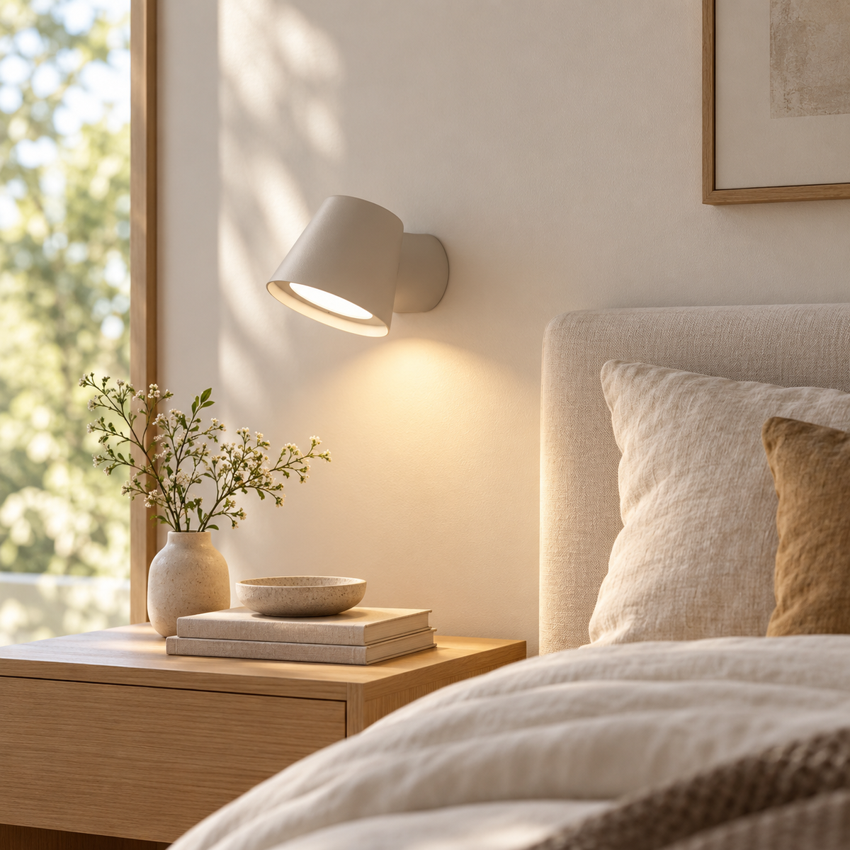 Glowremote - Led Wall Lamp With Integrated Battery And Touch Dimmer