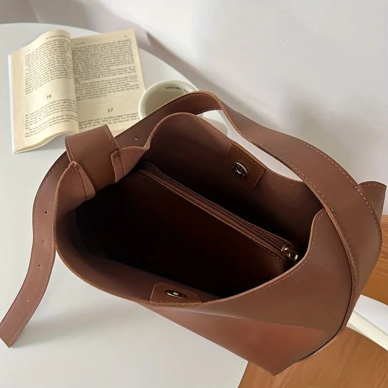 Elara - Sac Minimaliste Polyvalent à Épaule et Bandoulière pour Travail et Loisirs