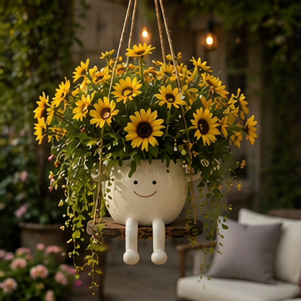 Swingleaf - Maceta colgante con diseño decorativo